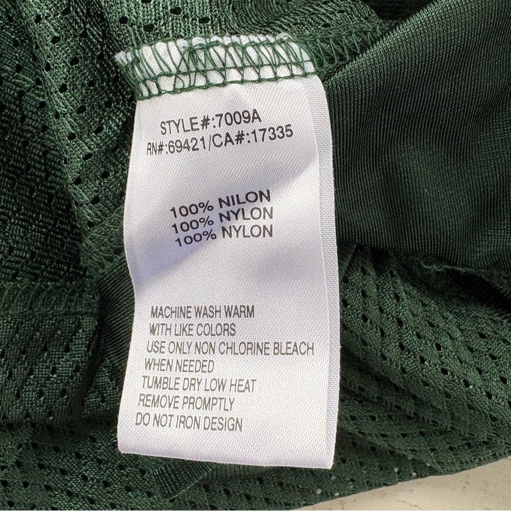 Reebok Men’s Size XL NFL Equipment Green Bay Packers Favre 4 Football Jersey NWT - Picture 4 of 12